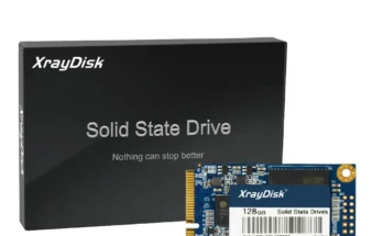 XrayDisk Msata SSD 60gb 128gb 256gb 미니 Sata 디스크 내장형 솔리드 스테이트 하드 드라이브 (노트북 및 데스크탑 용)