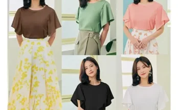 걱정끝 Summer 로고 포인트 티블라우스 5종 인기있는 이유는?