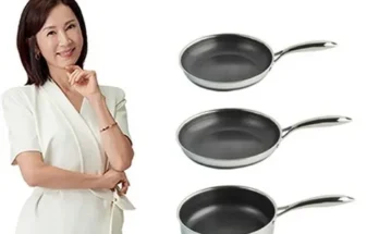 올해도 전인화의 쿡셀 세라믹 더블 블랙큐브 프라이팬 3종세트 너무 좋아