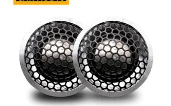상품 총출동! 2021 PUZU 티타늄 필름 자동차 트위터 스피커 25mm 보이스 코일 MAX.POWER 120W 출력 전력 고해상도 음질 자동차 오디오 알려드립니다