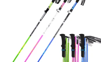 사람들이 꾸준히 좋아하는 2pcs 워킹 스틱 접이식 5 섹션 트레킹 폴 탄소 섬유 + 알루미늄 합금 alpenstock 야외 하이킹 폴 실시간 리뷰입니다