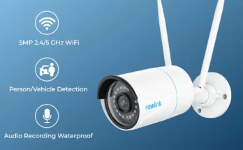 무료 배포Event Reolink 4K 보안 카메라 스마트 감지 8MP Wi-Fi 6 기술 감시 카메라 Onvif 2.4G/5Ghz 무선 5MP 실외 IP 카메라 기억하세요