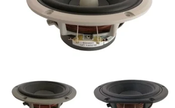 꼭 보고싶은 1 조각 원래 Peerless P 830875 /P 830883 6.5” 미드우퍼 스피커 드라이버 흰색 주조 알루미늄 섀시 8ohm/70W RMS D180mm 주목하고 계십니다