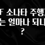 간단정보 YF 소나타 주행거리는 얼마나 되나요? 지금 바로 공개합니다