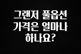 기가막히게 준비한 그랜저 풀옵션 가격은 얼마나 하나요? 실사용 후기