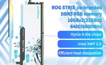 싹 다알려줌 데스크탑용 Asgard ddr5 ram 16GBx2 24GBx2 64GB 96GB 6400MHz 6800MHz Memoria Ram DDR4 하이닉스 칩 리뷰 해보겠습니다