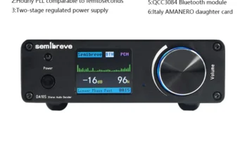 종.결.판 상단 HIFI 오디오 디코더 DAC 듀얼 ES9038Q2M DSD512 무손실 디코더 QCC3084 Bluetooth 5. USB 32BIT 384KHZ AMANERO 인터페이스 리뷰 해보겠습니다