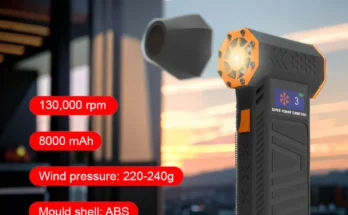 바로클릭 130000 RPM X3-M 공기 송풍기 터보 제트 팬 브러시리스 모터 휴대용 덕트 팬 52 메터/초 휴대용 Type-C 충전 자동차 청소 및 건조 확인해보세요
