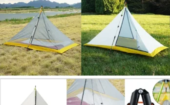 자신에게 투자하세요 2 사람 40D Silnylon 500g 초경량 내부 텐트 야외 4 시즌 가을 캠핑 텐트 기억하세요