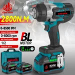 덕후 모여라 2800N.M 브러시리스 전기 임팩트 렌치 2800W 1/2 인치 무선 토크 렌치 스크루 드라이버 전동 공구 21V 18V 배터리 관심이 뜨거운 이유 입니다
