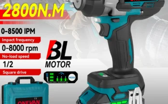 덕후 모여라 2800N.M 브러시리스 전기 임팩트 렌치 2800W 1/2 인치 무선 토크 렌치 스크루 드라이버 전동 공구 21V 18V 배터리 관심이 뜨거운 이유 입니다