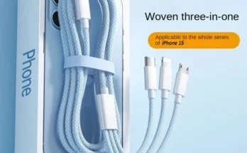 꾸준한인기 3 In 1 고속 충전 케이블 100W Xiaomi iPhone Poco 마이크로 USB 유형 C 충전기 케이블 코드 다중 Usb C 충전 와이어 라인 실사용 후기