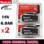 입소문 타면 끝나는 Makita 18V 배터리 BL1830B BL1850B BL1850 BL1840 BL1860 BL1815 교체용 리튬 배터리용 100% 오리지널 Makita 6Ah/5Ah/3Ah 꼭 확인해보세요