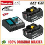 요즘 이게 유행 Makita 18V 배터리 BL1830B BL1850B BL1850 BL1840 BL1860 BL1815 교체용 리튬 배터리용 100% 오리지널 Makita 6Ah/5Ah/3Ah 업데이트된 소식입니다