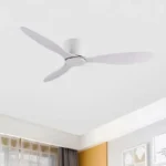 최저가로 모시는 42 52 인치 천장 팬 빛 없음 DC 모터 원격 제어 냉각 팬 램프 낮은 바닥 천장 팬 흰색 나무 검정색 팬 클릭해보세요