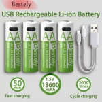 이 “정보” 못참지 AA 1.5V 13600mAh USB AA 리튬 이온 충전지 확인해보세요