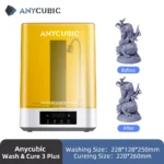 왜 인기있는지 알고싶은 ANYCUBIC Wash & Cure 3 Plus 포톤 모노 M5s LCD 3D 프린터용 세척 경화 기계 무조건 확인