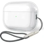 우리도 이렇게하자 Airpods 용 투명 소프트 TPU 이어폰 케이스 4 3 2 1 Pro Pro2 Airpods 4 충전 케이스 커버 용 끈 스트랩이있는 충격 방지 꼭 알아두세요