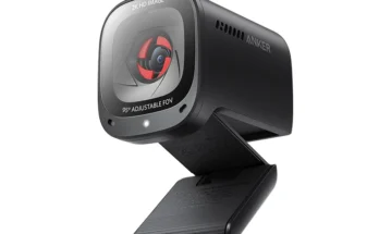 굿템 Anker PowerConf C200 2K 노트북 컴퓨터 용 웹캠 미니 USB 웹 카메라 노이즈 캔슬링 스테레오 마이크 웹 캠 관심이 뜨겁습니다