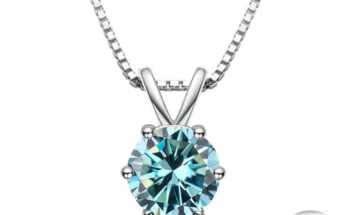 핫 소식 Bague Ringen 여성을위한 100% 925 스털링 실버 1ct Moissanite 목걸이 다이아몬드 펜던트 약혼 웨딩 파티 선물 도매 실간 리뷰