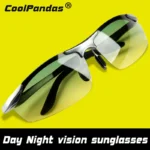 런칭 CoolPandas 브랜드 고글 남성 편광 선글라스 안전 운전 주간 야간 투시경 안경 남성 여성 안경 UV400 zonnebril heren 전합니다