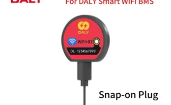 특별혜택 Daly 2024 KMS 새로운 스마트 BMS WIFI 블루투스 모듈 Lifepo4 리튬 이온 배터리 액세서리 용 LCD 화면 UART RS485 케이블의 4.3 인치 3 요약정리