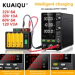 굿템 KUAIQU 지능형 충전 조정 가능한 DC 전원 공급 장치 30V 10A 5A 전압 조정기 전류 출력 OCP OVP 옵션 60V 5A 120A 전합니다