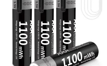 특별혜택 Kuugro 1.5V USB 리튬 이온 AAA 충전식 배터리 1100mWh 장난감 카메라 손전등 원격 제어 마우스 키보드 충전기 꼭 알아두세요