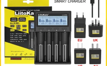 (2025 업데이트) LiitoKala LII-CH4 3.7V 18650 21700 26650 18500 1.2V AA AAA NiMH 1.5V 리튬 이온 배터리용 4슬롯 배터리 충전기 관심이 뜨겁습니다