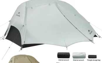 덕후 모여라 Naturehike Star River UL 천막 초경량 2 명 더블 레이어 방수 방풍 삼계절 하이킹 캠핑 텐트 2024 새로운 1분이면 확인가능 합니다