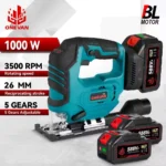 모두가 궁금했던 ONEVAN 3500RPM 브러시리스 무선 전기 곡선 톱 1000W 전기 지그 톱 21V18V 배터리 핀용 목공 절단 도구 전해드립니다