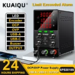 인기좋은 이유 OVP OCP DC 벤치 전원 공급 장치 업그레이드 모델 30V 10A 300W 실험실 전압 전류 레귤레이터 24V 12V 가변 전원 수리 꼭 확인해보세요