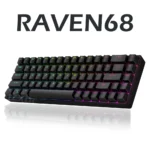 공감주의 Raven68 교체 가능한 자기 스위치가 있는 유선 기계식 키보드 8K 반환 속도 사용자 정의 키 범위 빠른 트리거 E-스포츠 게이머 클릭해보세요