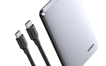 사실 찐정보는 UGREEN HDD 케이스 2.5 6Gbps SATA to USB C 3.1 Gen 2 외장형 하드 드라이브 박스 알루미늄 케이스 HD For Sata 하드 디스크 SSD HDD 인클로저 클릭해보세요