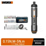 알아두면 유용한 WORX WX242 4V 전기 스크루 드라이버 세트 스마트 무선 전기 스크루 드라이버 USB 충전식 30 비트 세트 미니 드릴 전동 공구 전해드립니다