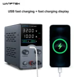 가성비 정보 Wanptek 30V 5A 10A DC 전원 공급 장치 조정 가능한 USB 디스플레이 실험실 전원 공급 장치 전압 조정기 60V 5A 120V 3A 금속 아노다이징 실간 리뷰