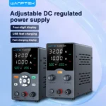 꾸준한 인기 Wanptek 실험실 전원 공급 장치 30V5A 30V10A 60V5A 120V3A USB 출력 디스플레이 인코더 조정 레귤레이터 DC 전원 공급 장치 기억하세요