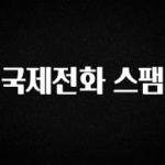이 “정보” 못참지 국제전화 스팸 확인 부탁드립니다