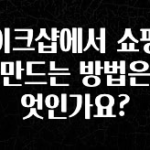 궁금한 소식 메이크샵에서 쇼핑몰을 만드는 방법은 무엇인가요? 추천드릴게요