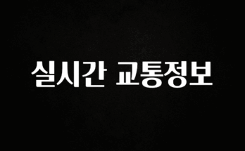 클릭하고 싶은 순간 실시간 교통정보 핫한 정보입니다