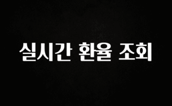 클릭하고 싶은 순간 실시간 환율 조회 추천한 이유입니다