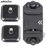 핫 소식 알루미늄 퀵 릴리스 배낭 스트랩 클립 범용 Arca 스위스 슬롯 DSLR 카메라 사진 Sony Nikon 액세서리 업데이트된 소식입니다
