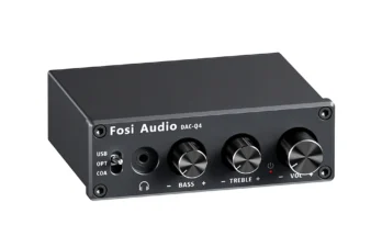 사계절 사랑받는 Fosi 오디오 미니 스테레오 USB 게임용 DAC 및 헤드폰 앰프 홈/데스크탑 전원/액티브 스피커용 오디오 변환기 어댑터 꼭 알아두세요