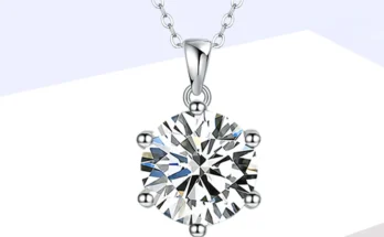 엄마들도 좋아하는 여성을위한 Tezzc 2ct 3ct 5ct 다이아몬드 Moissanite 목걸이 웨딩 Jewely S925 스털링 슬라이버 with18k 골드 도금 펜던트 목걸이 전해드립니다