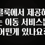sns소식 클룩에서 제공하는 이동 서비스는 어떤게 있나요? 실시간 리뷰입니다
