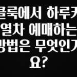 MZ세대 “주목” 클룩에서 하루카 열차 예매하는 방법은 무엇인가요? 한 번에 알려드립니다