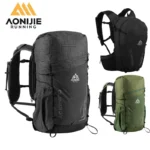 AONIJIE 블랙 C9110 C9111 20L 30L 스포츠 러닝 오프로드 배낭 데이 팟 여행 가방 트레킹 등산 캠핑 2L 워터 가방