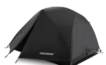PACOONE 휴대용 초경량 나일론 캠핑 텐트