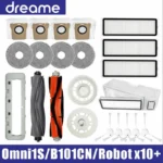 Dreame L10s Ultra / S10 Pro 액세서리 Mijia Omni 1S B101CN 로봇 X10+ 로봇 진공 메인 사이드 브러시 필터 걸레 부품