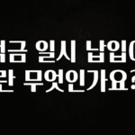 사랑을 담은 적금 일시 납입이란 무엇인가요? 확인해보세요